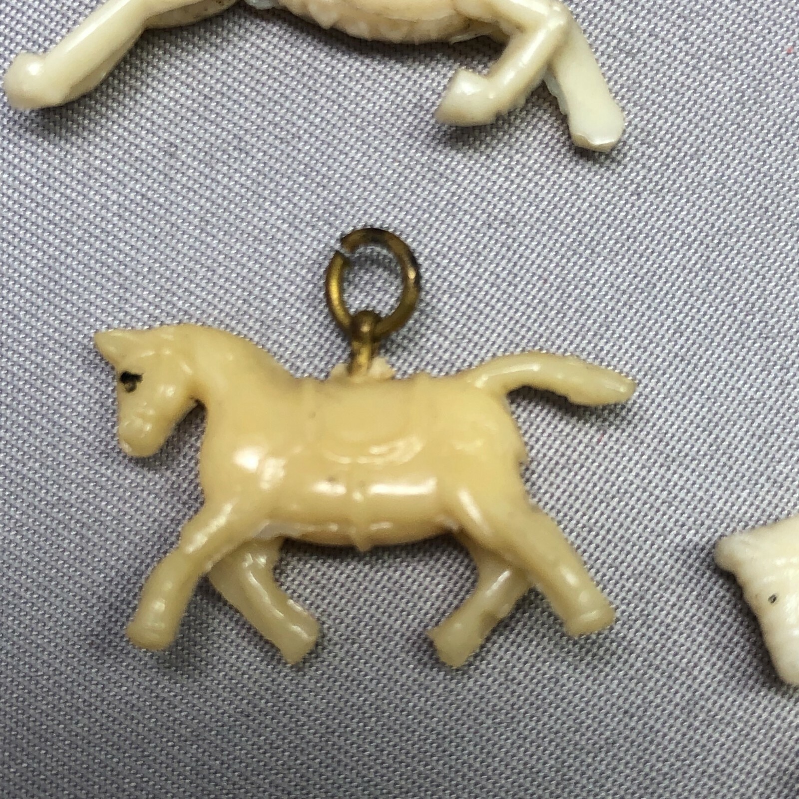8 1940's HORSE Pegasus CRACKER JACK CHARM Toy Prize Premium Vintage Lot