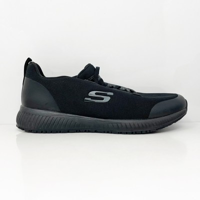

Skechers Womens Squad SR 77222 Черная повседневная обувь Размер кроссовок 9,5, Черный, Squad SR
