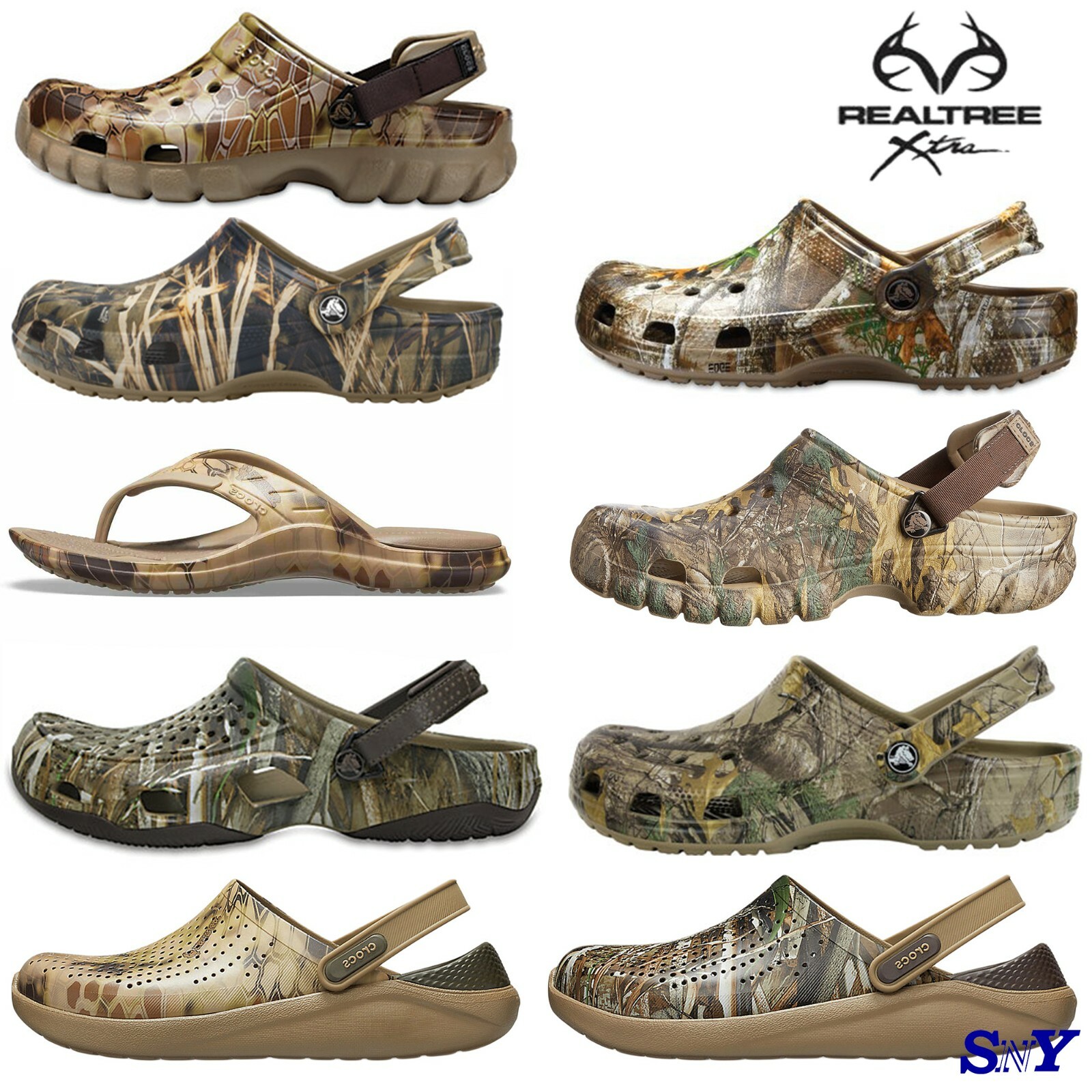 crocs classic realtree herren clogs