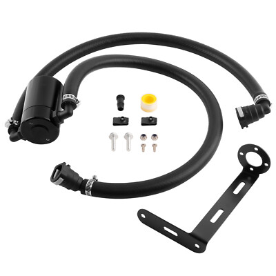 Oil Catch Can Oil Separator Kit For Ford F150 5.0L 2021-2023 2.7L 3.5L Ecoboost