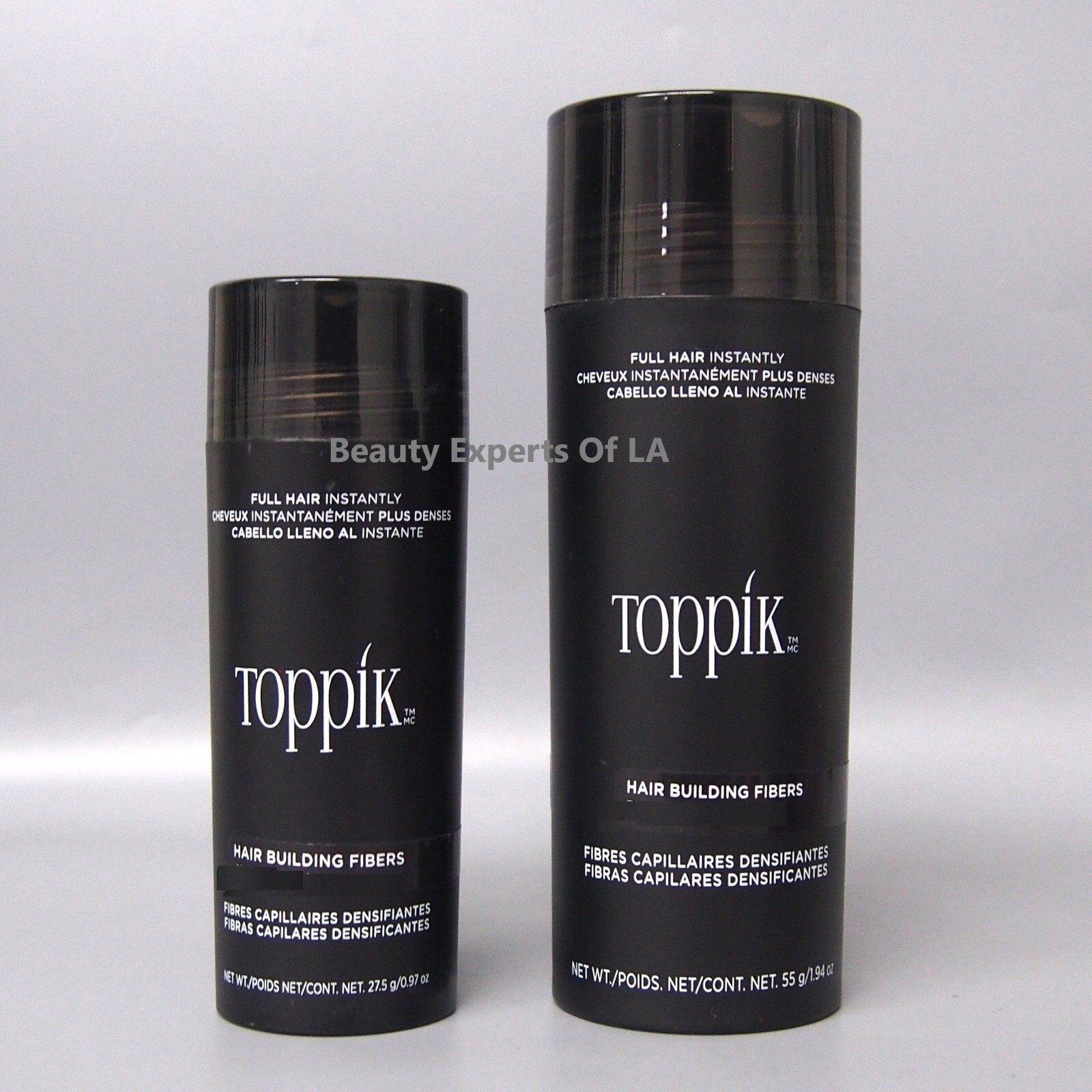 Toppik Hair Building Fibers Black / Dark Brown / Medium Brown / Light Brown/Gray