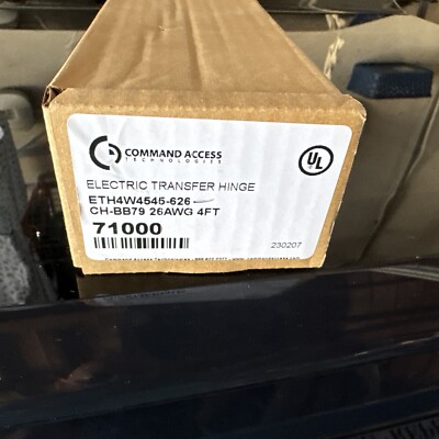 Command Access  ETH4W4545-626 Electric Transfer Hinge CH-BB79  26awg 4ft 71000