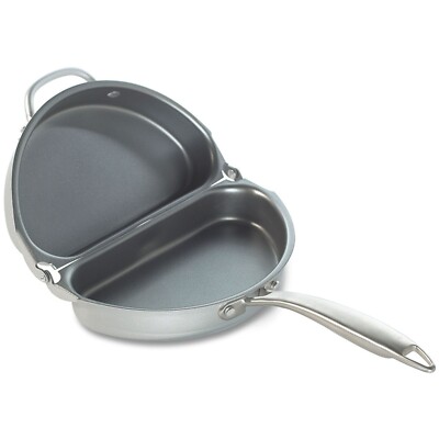Nordic Ware Italian Frittata Omelet Aluminum Pan Hinge Design Non Stick NEW