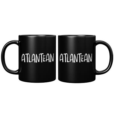 Atlantean- 11 oz. Black Mug