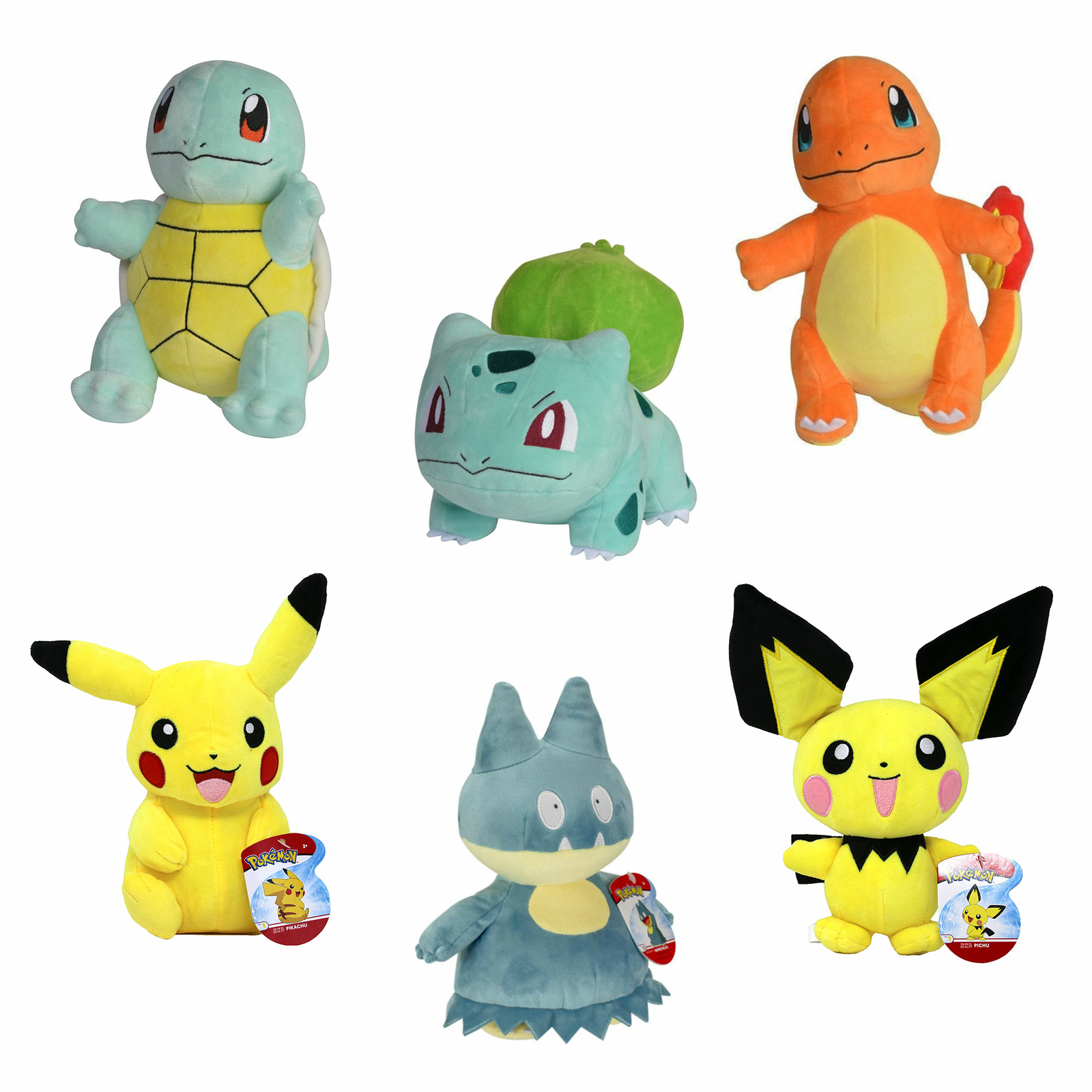 BOTI Pokémon PlüschFiguren, Original Pokemon Lizenz