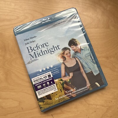 BEFORE MIDNIGHT (Blu-ray+DC, 2013) Julie Delpy Ethan Hawke Richard Linklater NEW