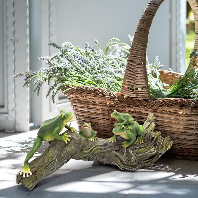 Design Toscano Froggy Business Garden Statue