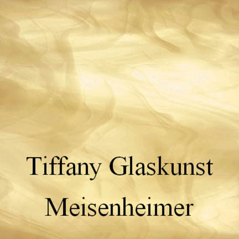 Tiffanyglas Spectrum 201-61 S, Halbtransparent Elfenbein WeiÃ, 30 X 30 Cm