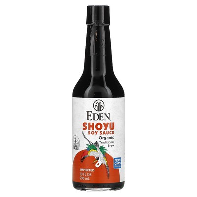 Eden Foods Органический соевый соус Shoyu 10 жидких унций, 296 мл, кошерный, органический