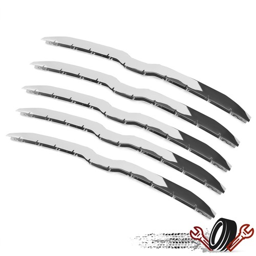 Хромированная крышка решетки для Dodge RAM 1500 2019-22 Snap On Grill Overlay 5 Bar Trim