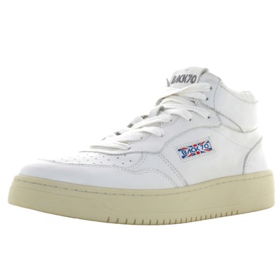 Pre-owned Back 70 A22us Men's High Sneakers  V10l-5-f-v1 108002-000159 In White