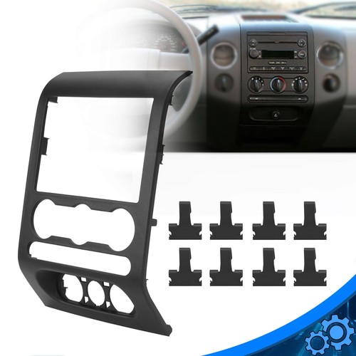 Для Ford F-150 2004-2008 Центральная панель отделки приборной панели, Панель объемного звучания радиоприемника, Черная