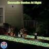 500pc Glow in The Dark Stones Glow Pebbles for Outdoor Garden Luminous Pebbles Glow in Dark Pebbles Glowing Fish Tank Rocks Glow Stones for Yard Walkway Pathway Aquarium,Color