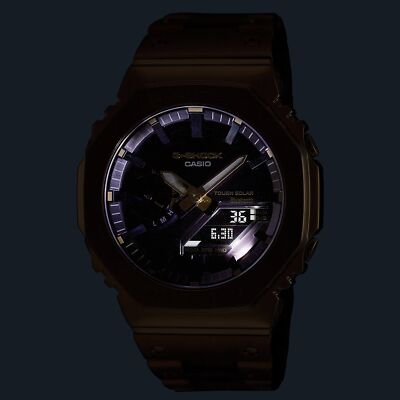 Pre-owned Casio Gold Mens Analogue-digital Watch G-shock Gm-b2100gd-9aer