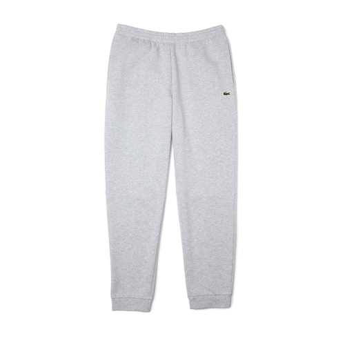 

Мужские серые спортивные штаны Lacoste с зауженным кроем из флиса, Grey chine