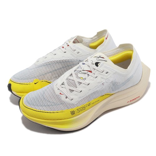 Nike Wmns ZoomX Vaporfly Next% 2 White Yellow Strike Women Running DM9056-100