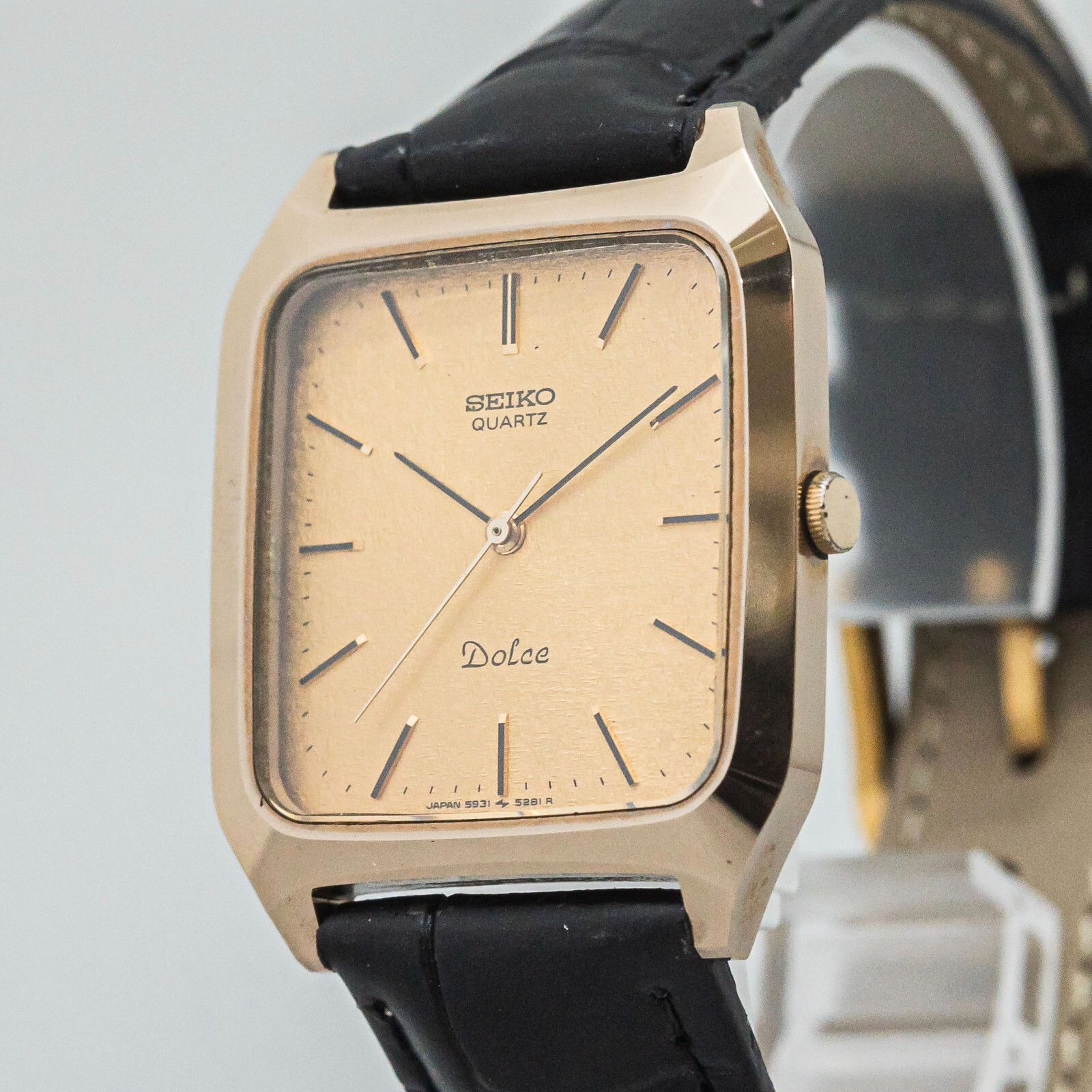 2206Smor 1円 SEIKO QUARTZ Dolce 7731-5140 セイコー ドルチェ