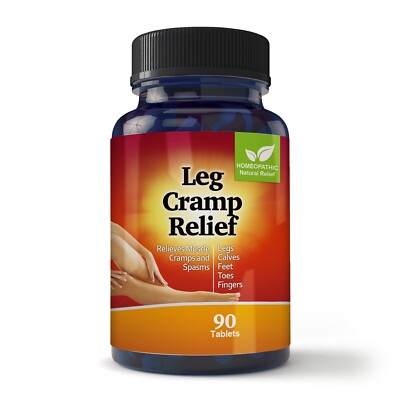 Stop Leg Cramps & Relief Spasms Magnesium Supplements Homeopathic 90 Tablets