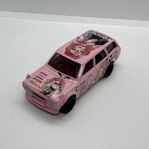 ミニカー Hotwheels Datsun 510 wagon moon custom Omggg a cute Neko design for Datsun 510 Wagon NFT!🏁