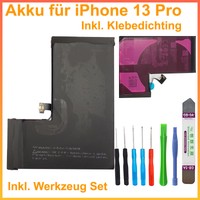 Akku Für iPhone 13 Pro Battery ersetzt A2656 Inkl. Klebepad + Werkzeug