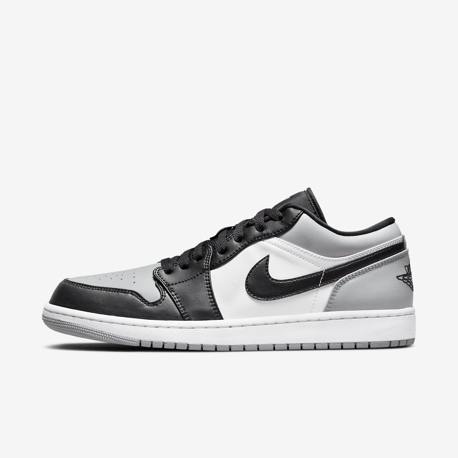 

Кроссовки Jordan 1 Low Shadow Toe 553558-052, Light smoke grey/black-white, Jordan 1 Low