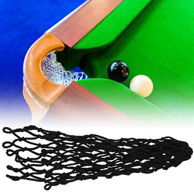 6Pcs Pool Table Pockets Drop Bag Billiards Mesh Pockets Net Billiard Accessories