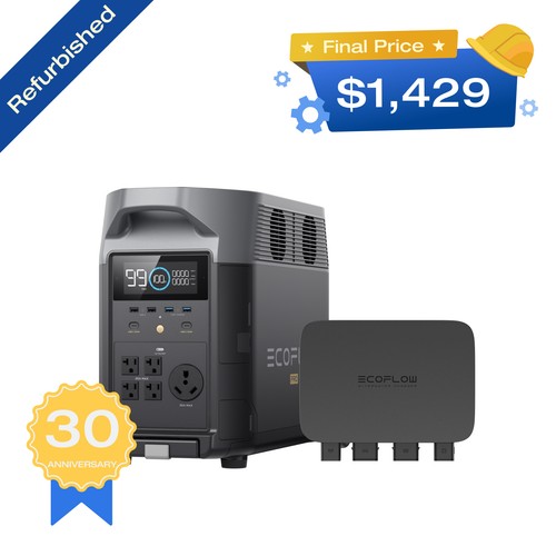 EcoFlow 800W Alternator Charger with Power Station Certified