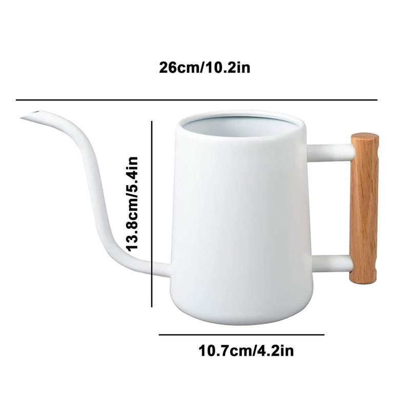 1000ml Metal Stainless Steel Watering Can | Plant Watering Devices for Garden