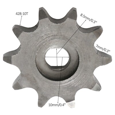 428 Chain 9Teeth Electric Motor Gear Sprocket for E Bike Scooter Go Kart