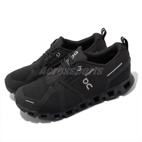 

On Running Cloud 5 Водонепроницаемая женская повседневная обувь для бега All Black Grey 5998838, Черный, Cloud 5 Waterproof