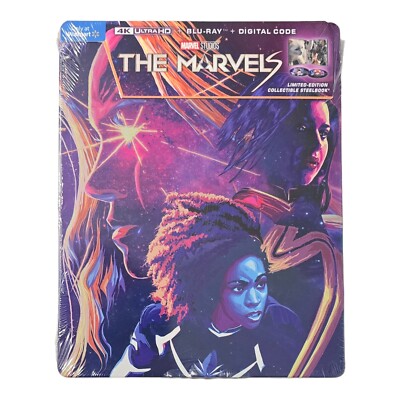 The Marvels (2024)  4K/Blu-ray EXCLUSIVE STEELBOOK EDITION - NEW/FACTORY SEALED