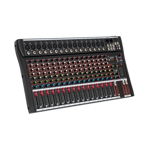 ::Professional 16 Channels Bluetooth Line Live Mixing Studio Audio Sound Mixer USB