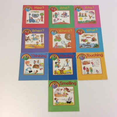 Troll Science Discovery Toys Question Book Vintage 1st 2nd Grade 10 Picture Lot