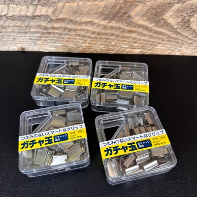 OHTO Gachuck GGS-5 CLAM Clip Dispenser Refills 200 Clips -Fasten Papers Together