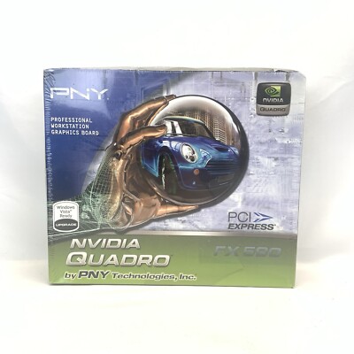 PNY NVIDIA Quadro FX 580 512 MB GDDR3 PCI Express 2.0 x16 Video Card