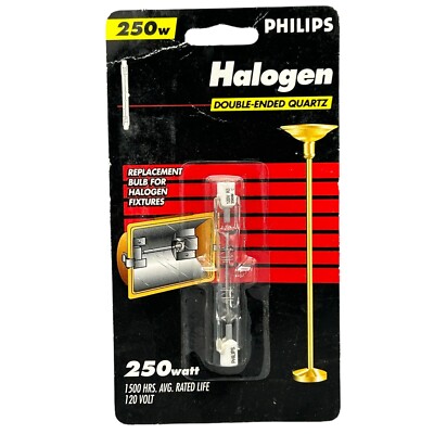 Philips Work Light 250w Double Ended Quartz T3 RSC Base 4000 Lumens Ships Quick