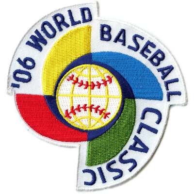 2006 World Baseball Classic Spinner Logo Official USA Jersey Sleeve Patch MLB