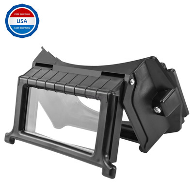 S27300 Welding Helmet Flip Front Adaptor 2'' x 4-1/4'' Nylon, Black