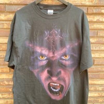 Vintage Vampire Fashion Victim Shirt Mens XL Gothic Dark Wear Dracula Horror 90s