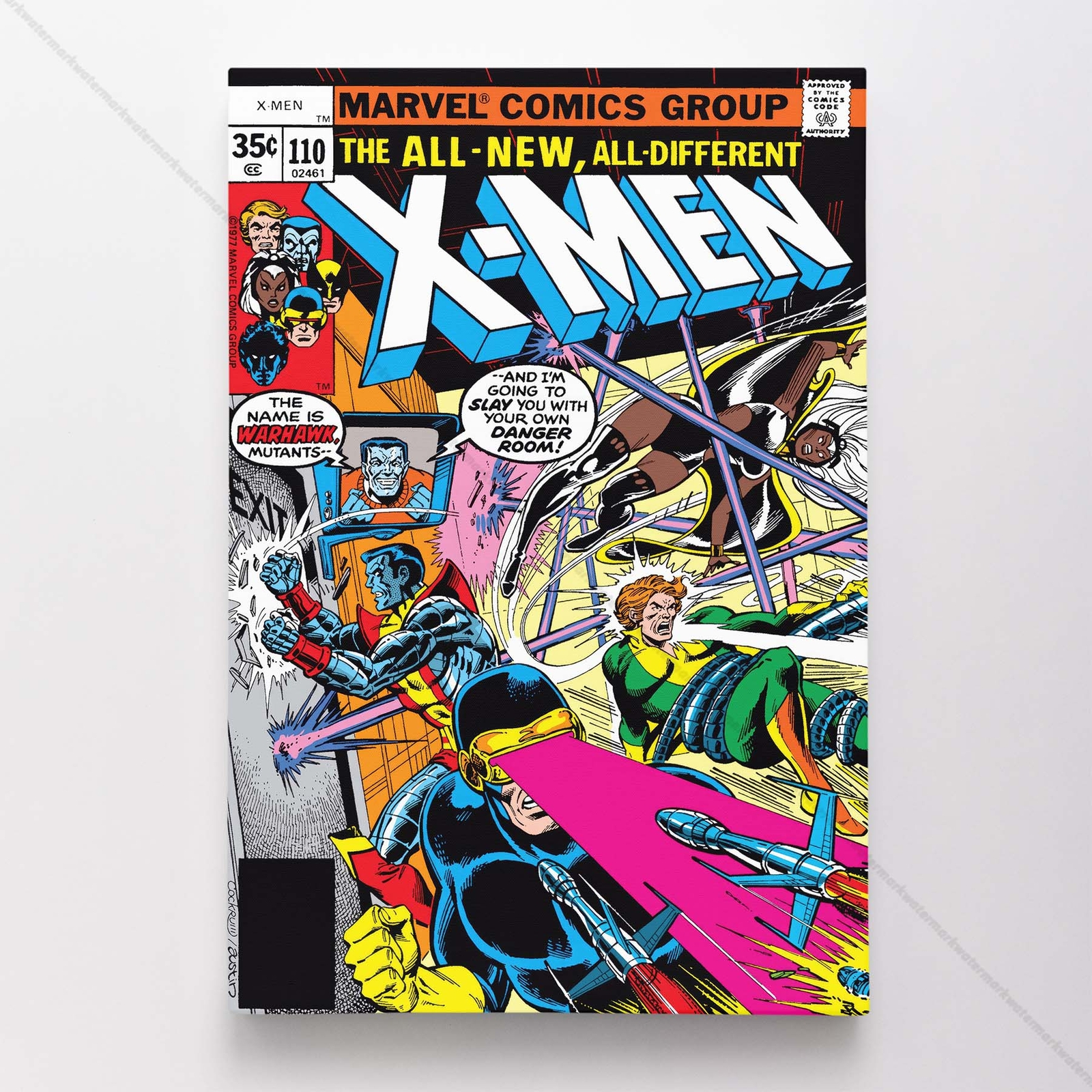 Uncanny X-Men Poster Canvas Vol 1 #110 Xmen Marvel Comic Book Art Print
