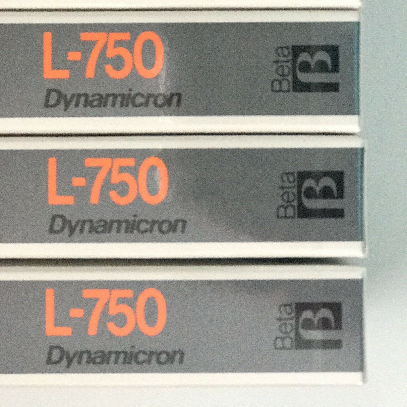 Lot of 9 Sony Dynamicron ES Beta L-750 Tapes Factory Sealed Blank Cassettes 222