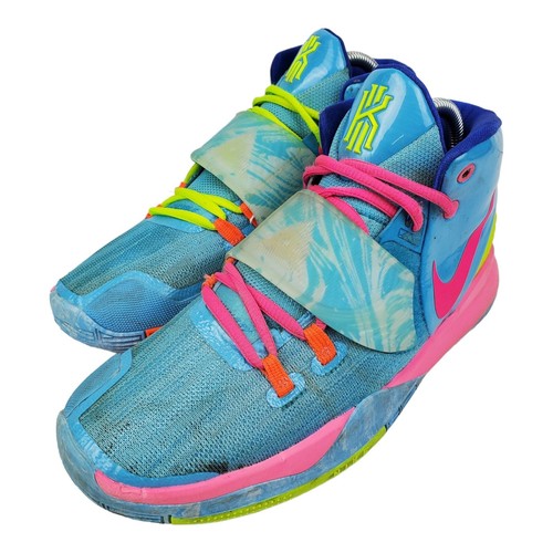 NIKE Shoes KYRIE 6 GS POOL Youth Size 7Y Light Blue Athletic