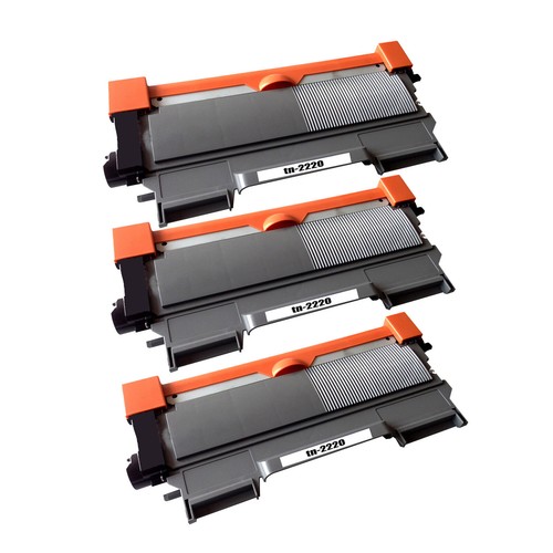 3x XXL Toner für Brother TN2220 MFC-7360N MFC-7460DN MFC-7860DW HL-2130 DCP-7055