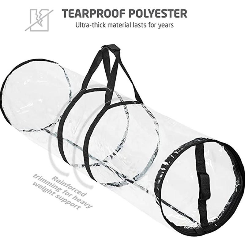 Organizer Clear Storage Bag For Gift Wrapping Paper Stand Up Gift
