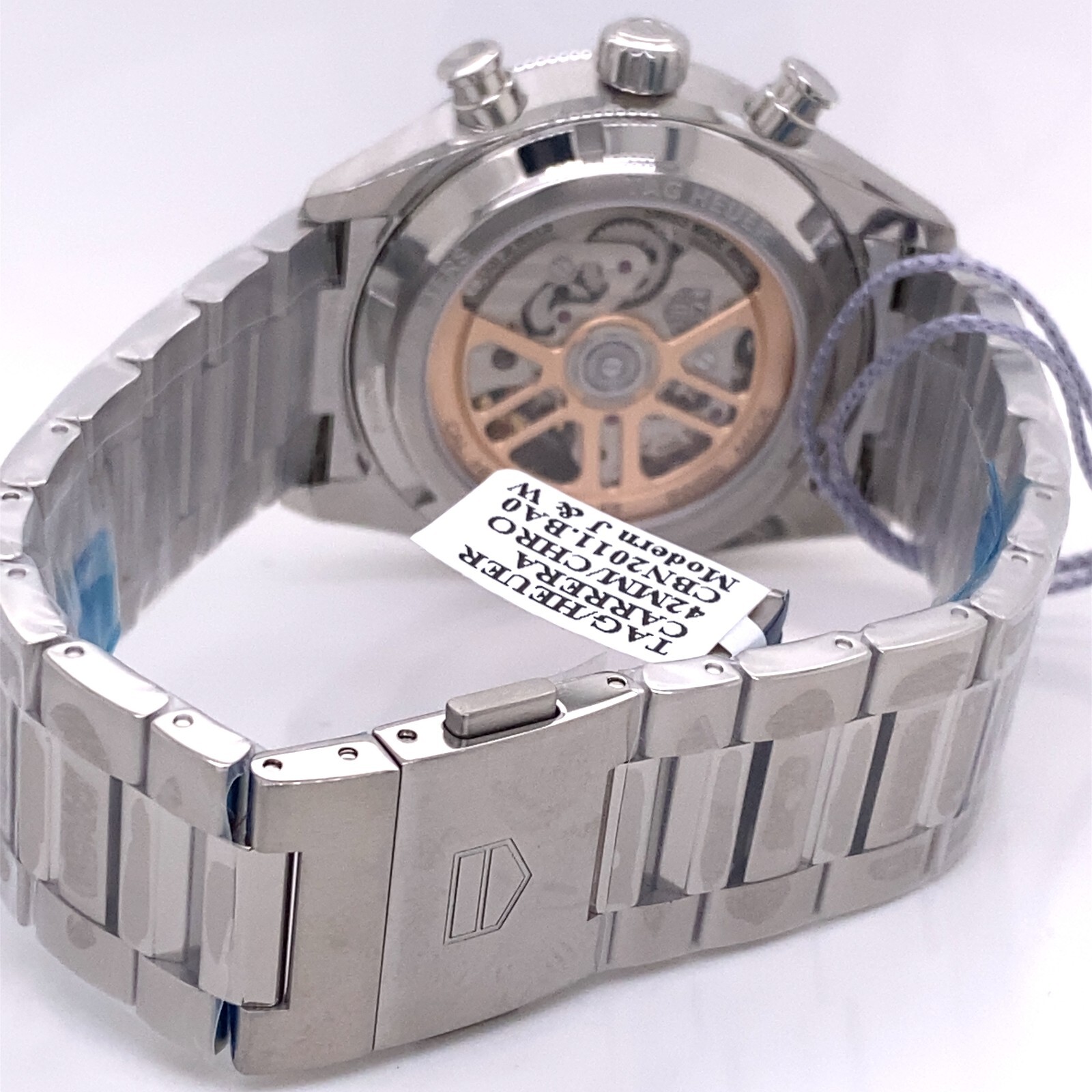 Pre-owned Tag Heuer Carrera Automatic Chronograph 42mm Watch, Cbn2011.ba0642
