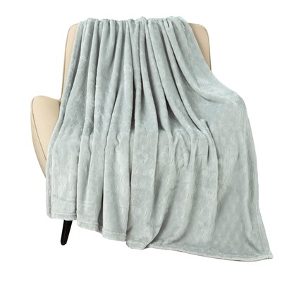 Fleece Blanket Super Soft Cozy Throw Blanket 50'' x 60'', Lightweight Fuzzy Com...