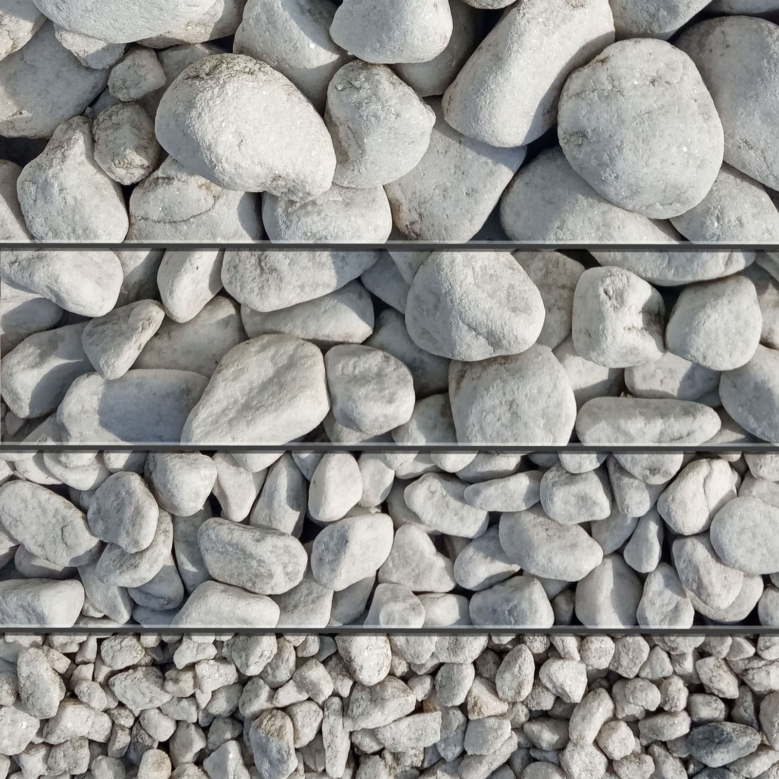 Carrara Marmor weiß, rund