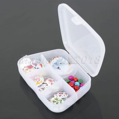 5 Slots Pill Boxes Medicine Tablet Dispenser Organizer Pill Holder Storage Case