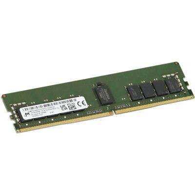 Micron 16GB PC4-3200 2Rx8 DDR4 ECC REG RDIMM RAM Memory