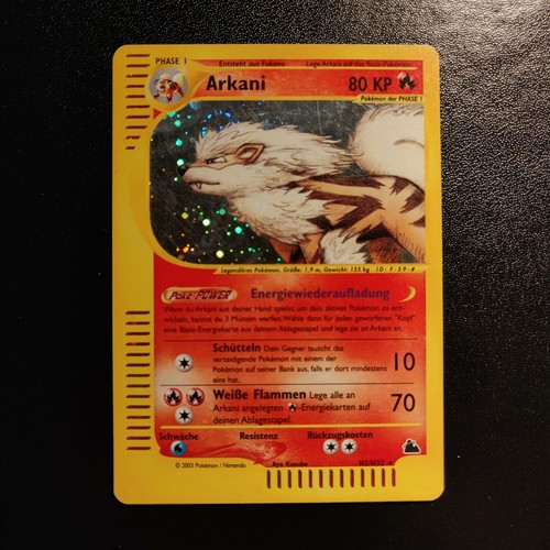 Pokémon Karte Arkani, Arcanine Skyridge | Holo | H2/H32 | Deutsch E-Series